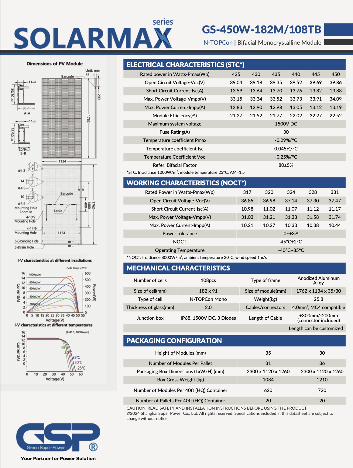 Solar Panel Spec Sheet 4