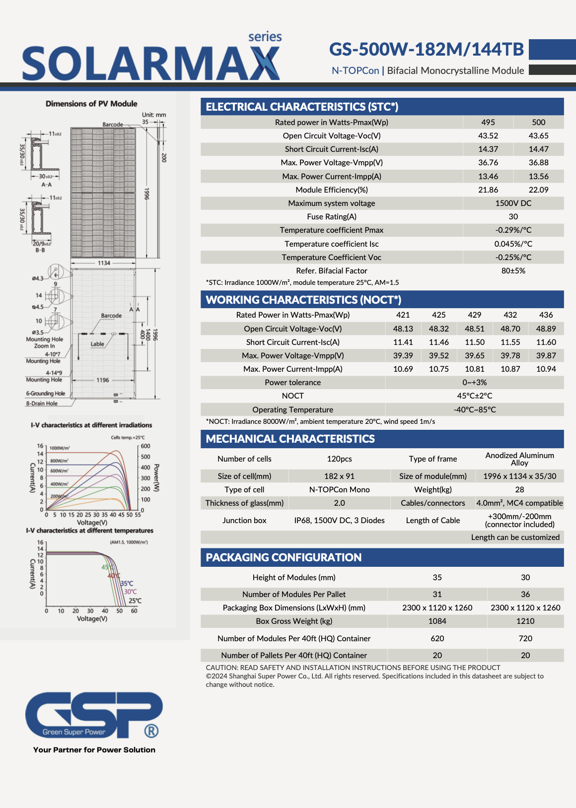 Solar Panel Spec Sheet 3